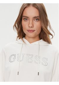 Guess Bluza Couture V4RQ25 KBXI2 Écru Regular Fit. Materiał: syntetyk