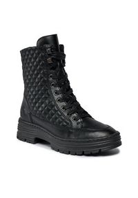 Rieker Trzewiki X8501-00 Czarny. Kolor: czarny. Materiał: skóra #5