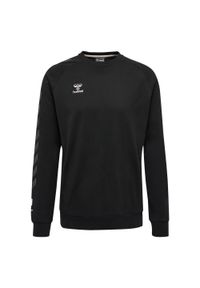 Bluza piłkarska męska Hummel Move Grid bawełniana. Kolor: czarny. Materiał: bawełna. Sport: piłka nożna #1