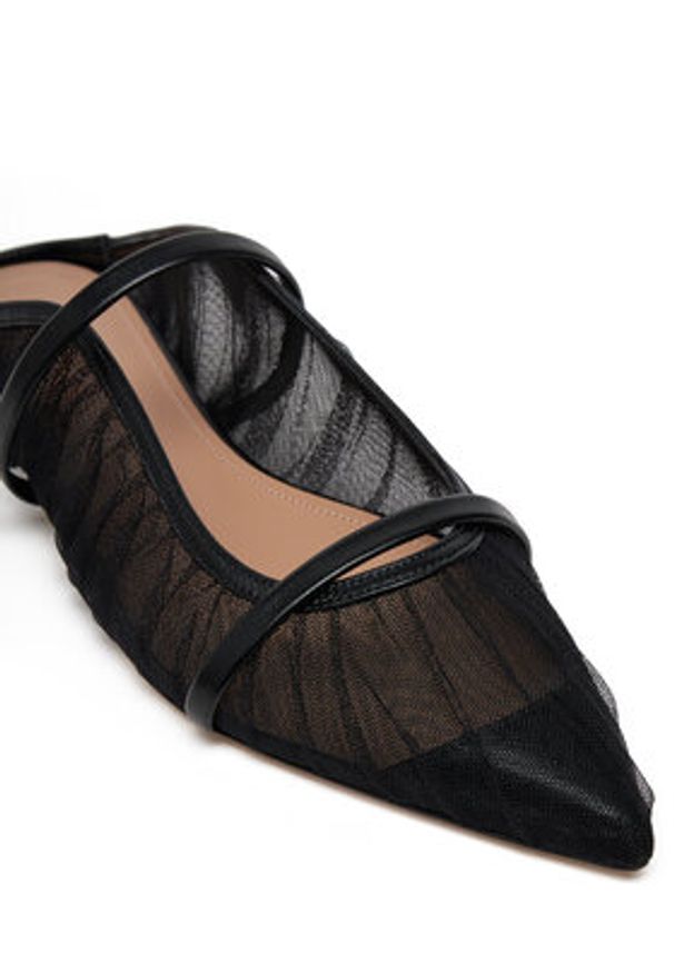 MALONE SOULIERS Klapki Maureen Flat 336 Czarny. Kolor: czarny. Materiał: materiał