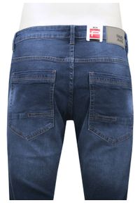 Jeansowe Męskie Szorty (Krótkie Spodenki) - Pako Jeans - Granatowe. Kolor: niebieski. Materiał: bawełna, elastan. Długość: krótkie. Sezon: lato. Styl: wakacyjny #3