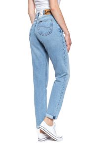 Lee - SPODNIE DAMSKIE LEE Mom Straight GET LIGHT L32IGASM 112107564 #10