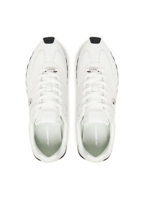 Karl Lagerfeld - KARL LAGERFELD Sneakersy KL51129 Biały. Kolor: biały. Materiał: skóra