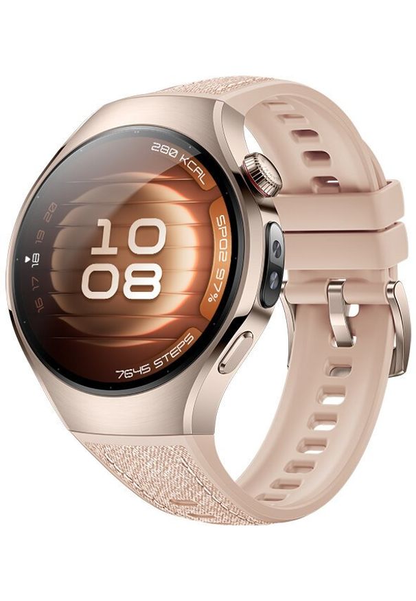 HUAWEI - Smartwatch Huawei Watch 5 42mm Beżowy (6942103154287). Rodzaj zegarka: smartwatch. Kolor: beżowy