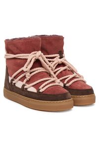 Inuikii Śniegowce Patchwork 3001.003.0072 Bordowy. Kolor: czerwony. Materiał: zamsz, skóra #3