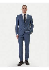 Hugo - HUGO Garnitur Henry/Getlin232X 50547345 Niebieski Slim Fit. Kolor: niebieski. Materiał: syntetyk #1