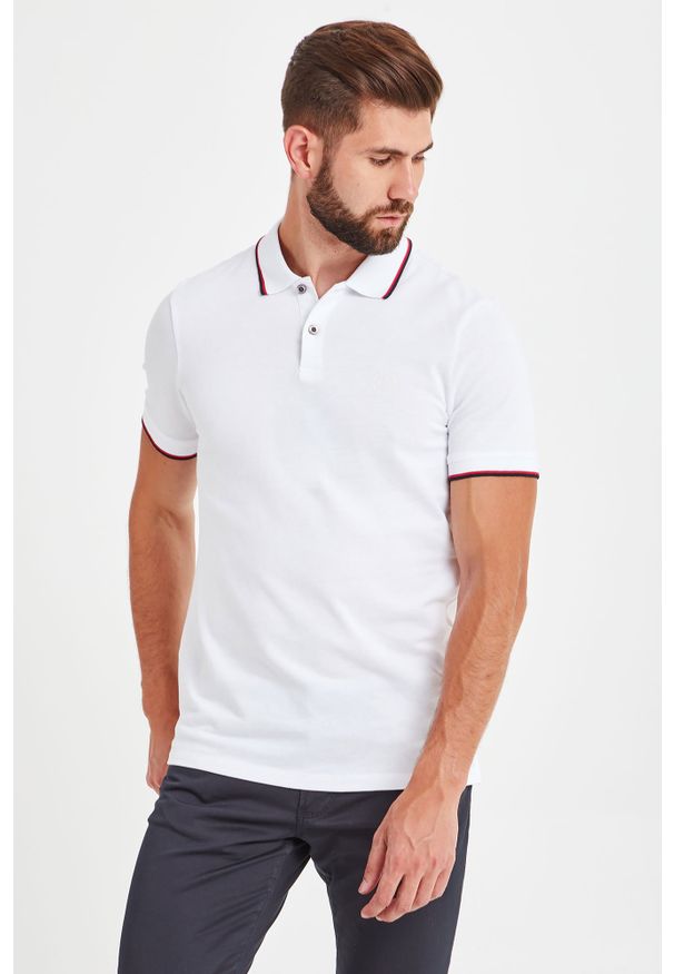 Koszulka polo Armani Exchange sportowa, w jednolite wzory, polo