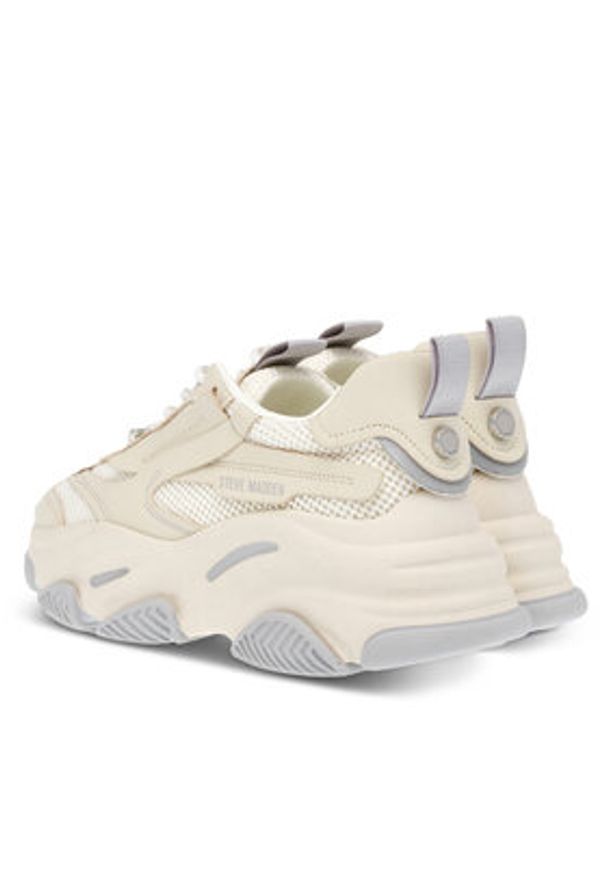 Steve Madden Sneakersy Possession-E Sneaker SM19000033-04005-BBO Écru. Materiał: skóra