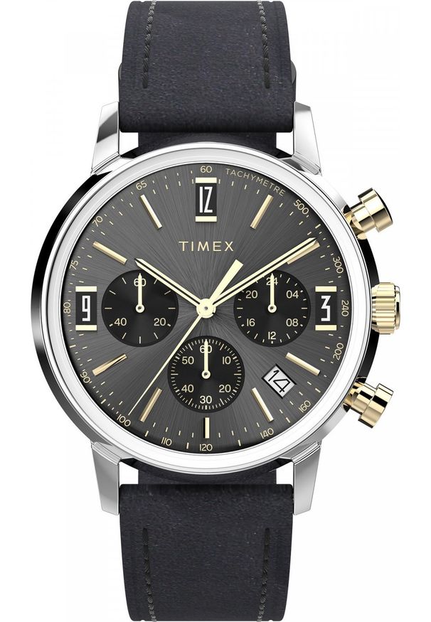 Zegarek Timex Zegarek męski Timex TW2W51500 czarny. Kolor: czarny