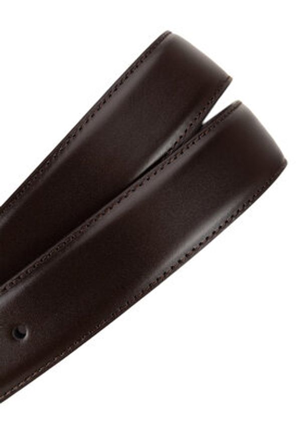 Gino Rossi Pasek Damski BLYL24006-2 Brązowy. Kolor: brązowy. Materiał: skóra