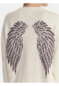 Guess Sweter W6RR55 Z2V62 Écru Regular Fit. Materiał: wiskoza #5