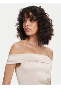 ACCESS FASHION Sukienka wieczorowa 63-3436-322 Złoty Regular Fit. Kolor: złoty. Materiał: syntetyk. Styl: wizytowy #4