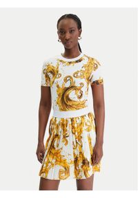 Versace Jeans Couture Spódnica mini 80HAE820 NS834 Biały Regular Fit. Kolor: biały. Materiał: syntetyk #1