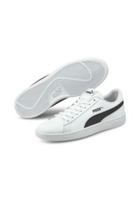 Buty Puma Smash v2 L. Kolor: wielokolorowy, biały, czarny. Materiał: tkanina, skóra, materiał, syntetyk. Sport: turystyka piesza