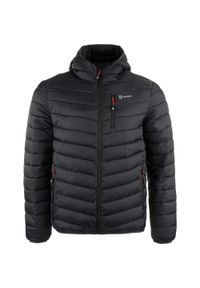 Munkees - Stylowa męska kurtka zimowa McKees Fiordi czarna. Kolor: czarny. Materiał: puch. Sezon: zima. Sport: turystyka piesza #1