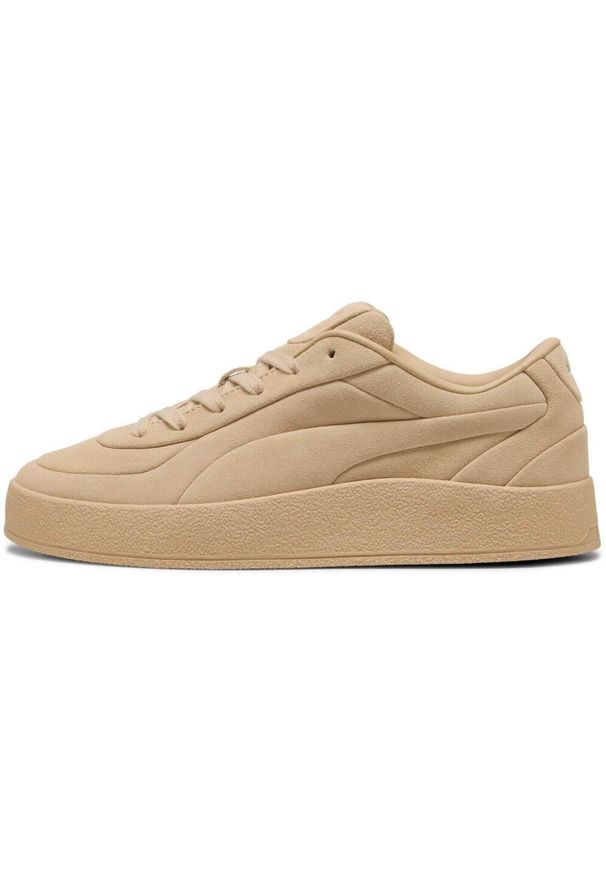 Buty sportowe Puma Ca Luxe Elevated. Kolor: beżowy. Materiał: zamsz, materiał. Sport: fitness