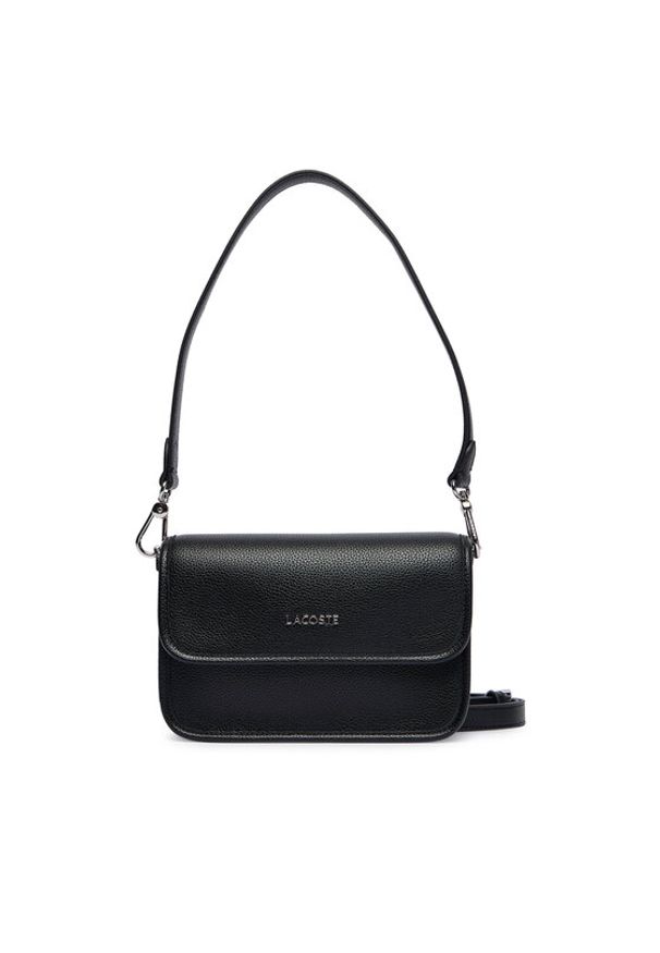 Lacoste Torebka NF5147EG Czarny. Kolor: czarny. Materiał: skórzane