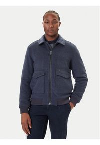 Guess Kurtka przejściowa M5BL2K W0682 Granatowy Regular Fit. Kolor: niebieski. Materiał: wełna, syntetyk #1
