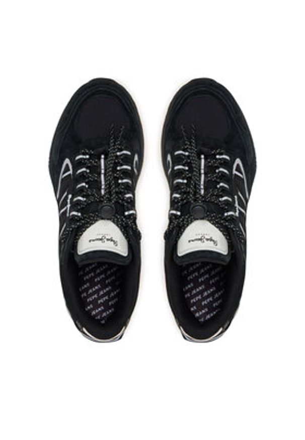 Pepe Jeans Sneakersy Darren Earth M PMS600010 Czarny. Kolor: czarny. Materiał: zamsz, skóra