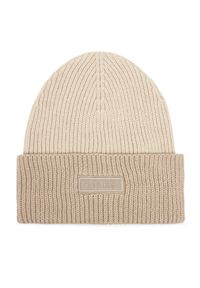Czapka Calvin Klein. Kolor: kremowy #1