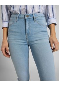 Lee - LEE SCARLETT HIGH DAMSKIE SPODNIE JEANSOWE JEANSY BLEACHED AZUR L626PQXL 112114313