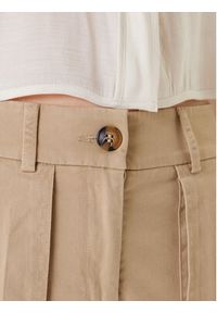 United Colors of Benetton - United Colors Of Benetton Spodnie materiałowe 4MVNDF08E Beżowy Regular Fit. Kolor: beżowy. Materiał: bawełna #5