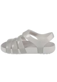 Buty do chodzenia niemowlęce Crocs 2098360IC. Zapięcie: rzepy. Kolor: szary. Materiał: syntetyk, materiał. Sport: turystyka piesza