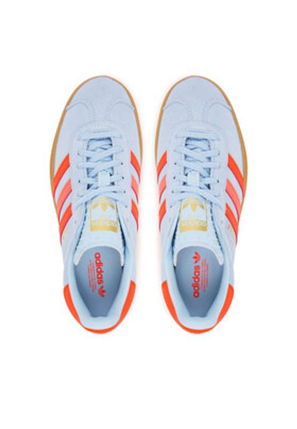 Adidas - adidas Sneakersy Gazelle Bold JR5950 Niebieski. Kolor: niebieski. Materiał: zamsz, skóra. Model: Adidas Gazelle