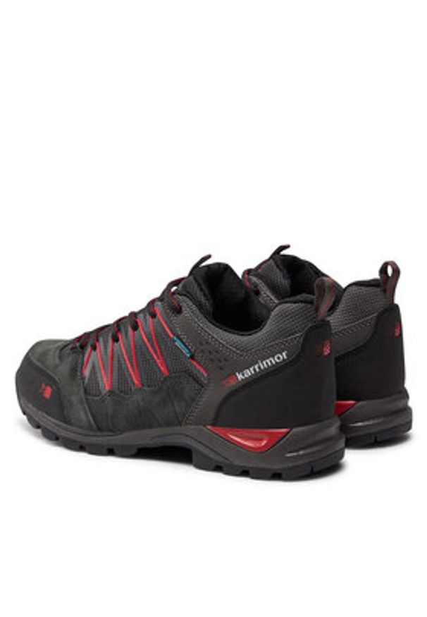 Karrimor Trekkingi Pinnacle Low K1098 Szary. Kolor: szary. Materiał: skóra, zamsz. Sport: turystyka piesza