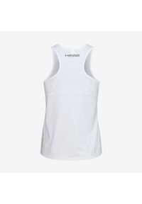 Head - Koszulka bez rękawów dla dziewczynek CLUB 22 Tank Top. Kolor: biały. Materiał: jersey, materiał, poliester. Długość rękawa: bez rękawów