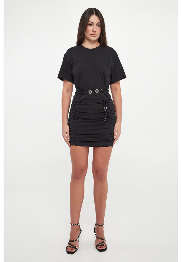 Pinko - Sukienka drapowana mini Anguillara PINKO. Długość: mini