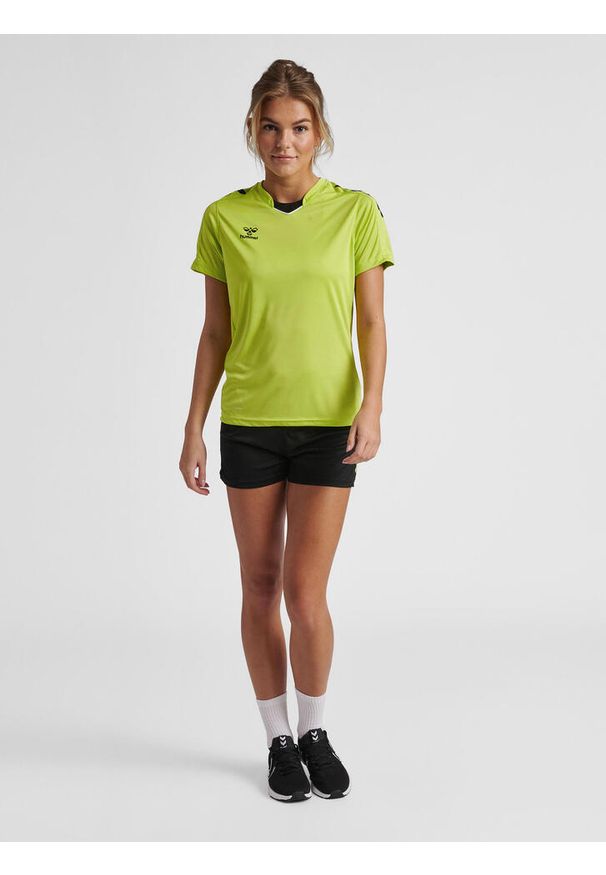 Koszulka sportowa z krótkim rękawem damska Hummel Core XK Poly Jersey S/S Woman. Kolor: zielony. Materiał: jersey. Długość rękawa: krótki rękaw. Długość: krótkie
