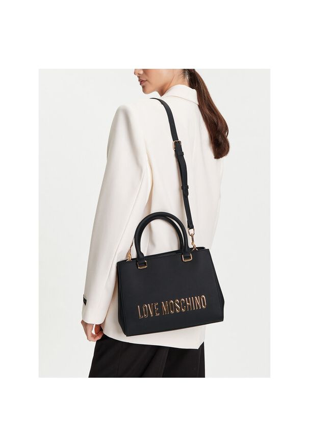 Love Moschino - Torebka LOVE MOSCHINO. Kolor: czarny