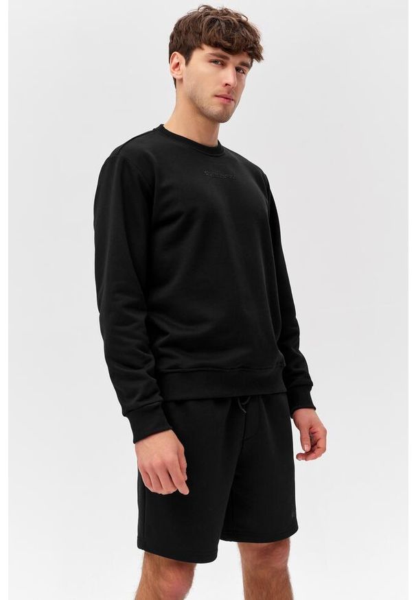 ROUGH RADICAL - Męska bluza dresowa Rough Radical Active Cotton. Kolor: czarny. Materiał: dresówka. Sport: fitness