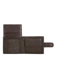 Wittchen - Męski portfel skórzany rozkładany brązowy. Kolor: brązowy. Materiał: skóra #4