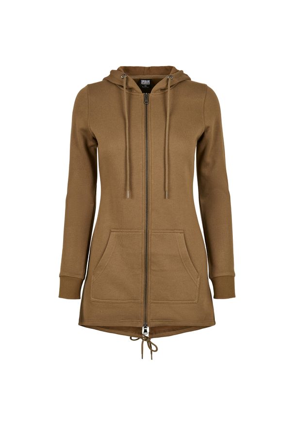 Bluza damska z kapturem Urban Classics. Typ kołnierza: kaptur. Kolor: zielony. Sezon: zima