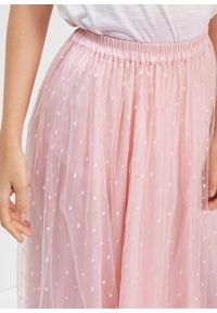 Długa spódnica bonprix pastelowy jasnoróżowy. Kolor: różowy. Długość: długie #4