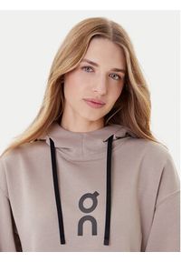On Bluza Club Hoodie 1WE1004 Beżowy Relaxed Fit. Kolor: beżowy. Materiał: bawełna #3