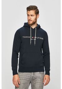 TOMMY HILFIGER - Tommy Hilfiger - Bluza MW0MW10752. Okazja: na co dzień. Typ kołnierza: kaptur. Kolor: niebieski. Wzór: aplikacja. Styl: casual #5