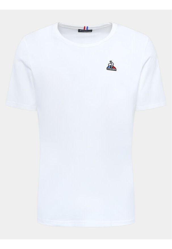 Le Coq Sportif T-Shirt Unisex 2320459 Biały Regular Fit. Kolor: biały. Materiał: bawełna