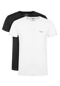 Aeronautica Militare Komplet t-shirtów AM1UTI003B Kolorowy Slim Fit. Materiał: bawełna. Wzór: kolorowy #4