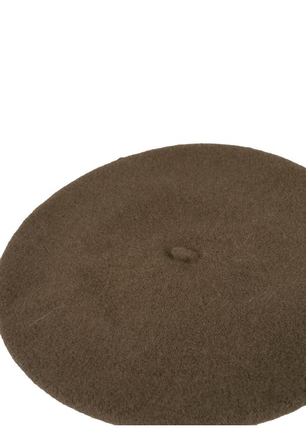 Inni producenci - The Kooples Beret | AFHA19008K | Kobieta | Khaki. Kolor: brązowy. Materiał: wełna