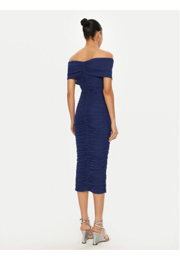 BARDOT - Bardot Sukienka koktajlowa 59756DB Niebieski Slim Fit. Kolor: niebieski. Materiał: syntetyk. Styl: wizytowy