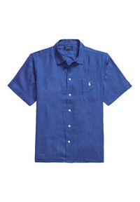 Polo Ralph Lauren Koszula 710966421503 Niebieski Regular Fit. Typ kołnierza: polo. Kolor: niebieski. Materiał: len #2