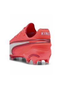 Puma - Buty piłkarskie KING ULTIMATE FG/AG PUMA Glowing Red White Fire. Kolor: biały, czerwony, wielokolorowy. Sport: piłka nożna