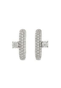 Guess Kolczyki JSBE04 548JW Srebrny. Materiał: metalowe. Kolor: srebrny #4