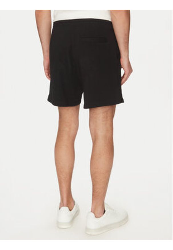 Hugo - HUGO Szorty sportowe Dulasho 50534677 Czarny Relaxed Fit. Kolor: czarny. Materiał: bawełna. Styl: sportowy