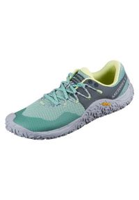 Buty do biegania damskie Merrell Trail Glove 6 Jade. Kolor: wielokolorowy. Materiał: materiał, syntetyk. Szerokość cholewki: normalna. Sport: bieganie