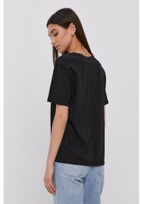 Quiksilver T-shirt damski kolor czarny. Okazja: na co dzień. Kolor: czarny. Materiał: bawełna, dzianina. Wzór: gładki. Styl: casual #5