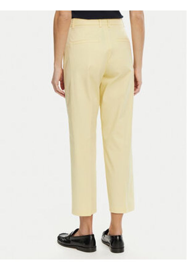 TOMMY HILFIGER - Tommy Hilfiger Chinosy WW0WW40504 Żółty Straight Fit. Kolor: żółty. Materiał: bawełna
